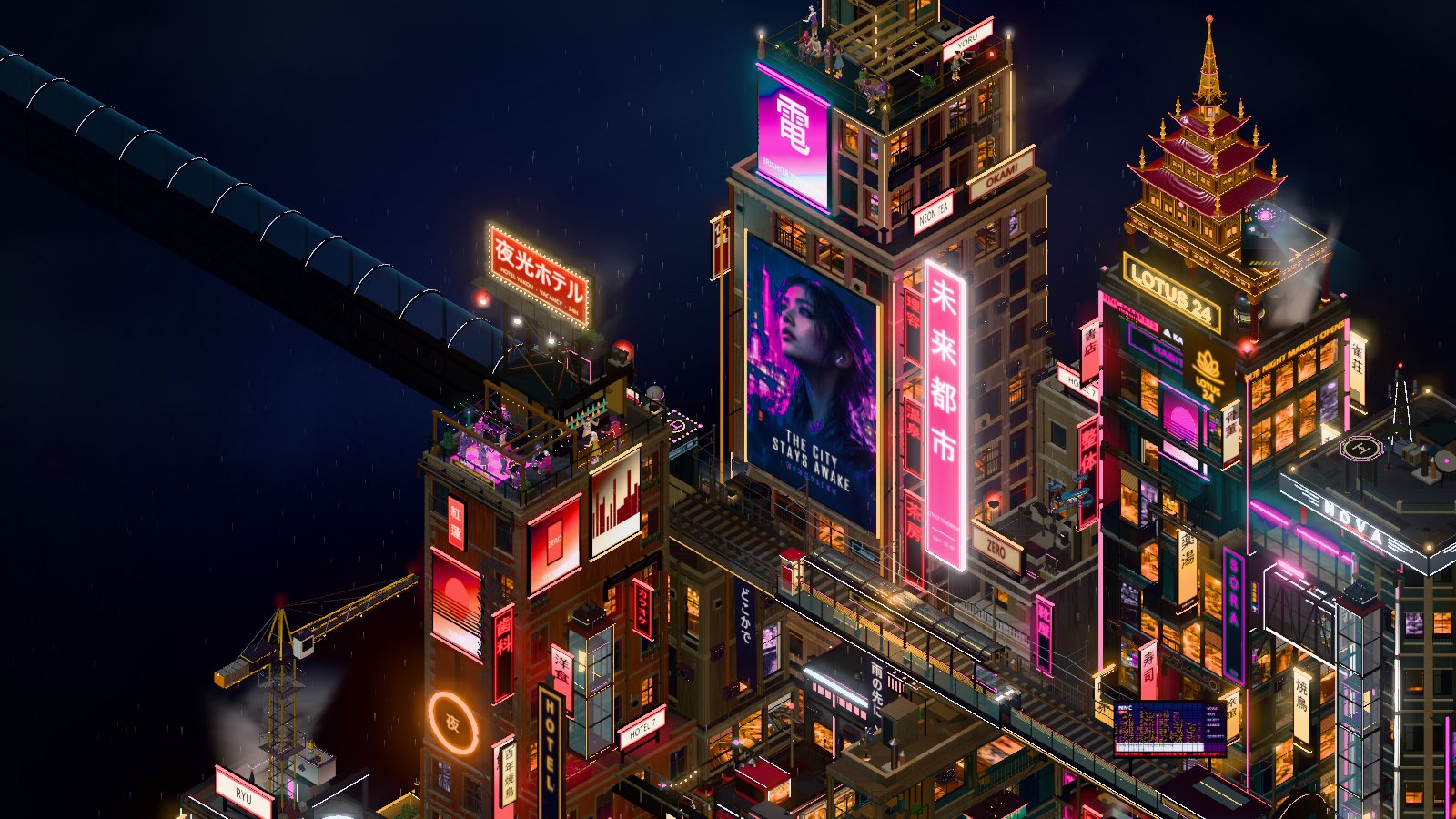 The towers